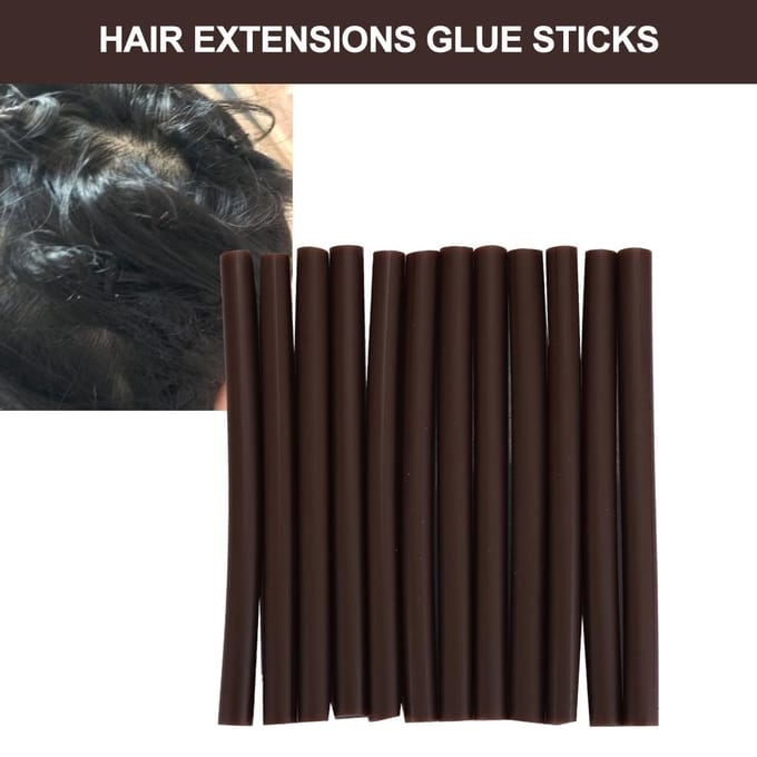 Doos met 12 stuks Lijmstiften Professionele Hoge Adhesie Lijmstiften voor Hairextensions