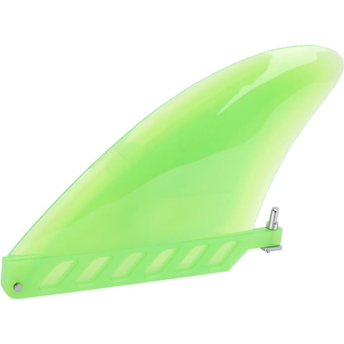 4,6 Inch Surfplankvin Flexibele Buigbare TPU Paddleboard Vin Staartroer Schroefvergrendelingsstructuur groen