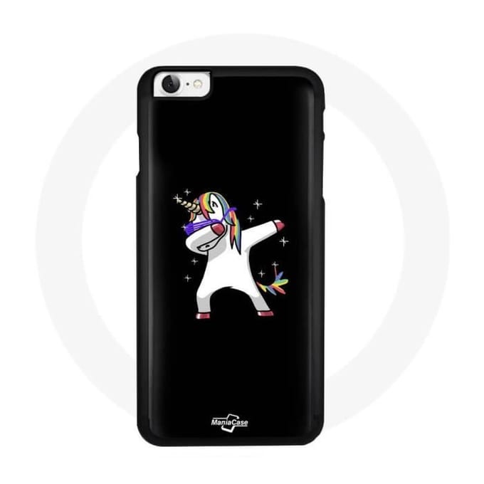 Coque - Unicorn - iPhone SE - Souple - Noir - Mixte