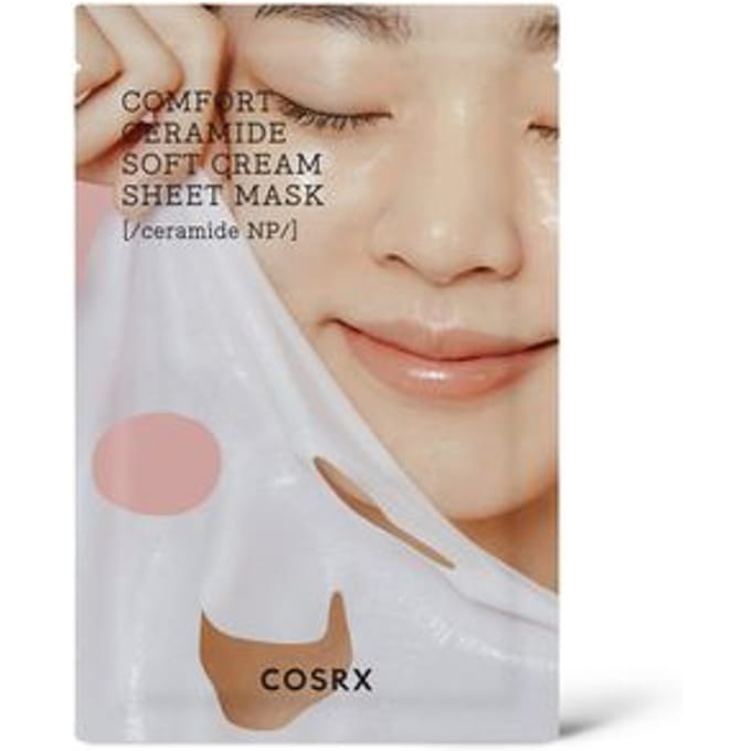 CosRx, Comfort Ceramide, Soft Cream Beauty Sheet Mask, 1 sheet, 0.87 fl oz (26 ml) beige