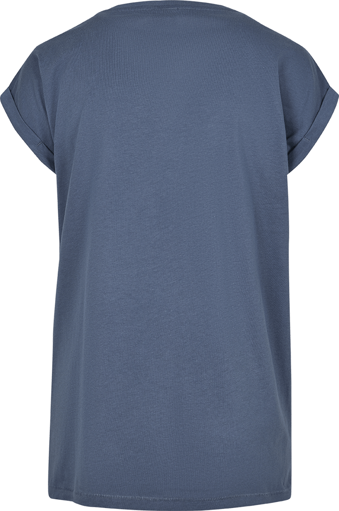 Urban Classics Extended Shoulder Tee Dames T-shirt - blauw - S