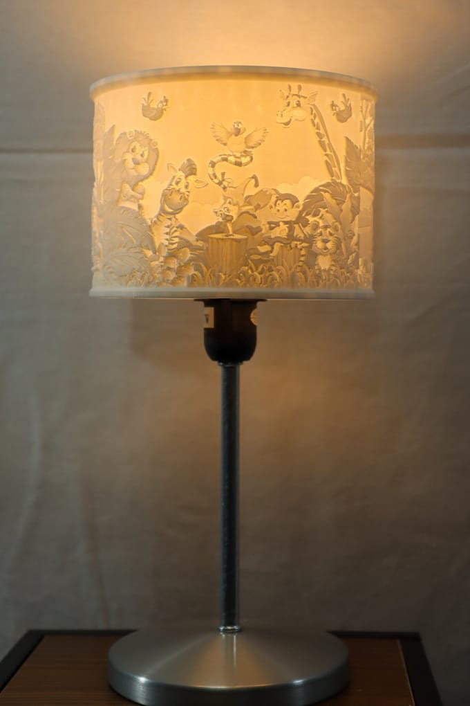 Schemerlamp kinderkamer jungle dieren thema