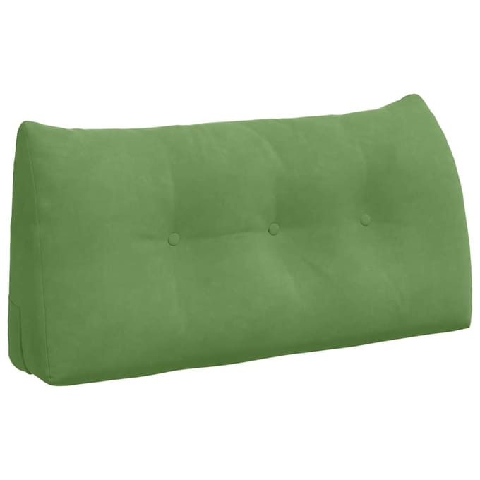 vidaXL - Rugkussen - Lichtgroen - 100 - x - 50 - x - 24 - cm - Fluweel