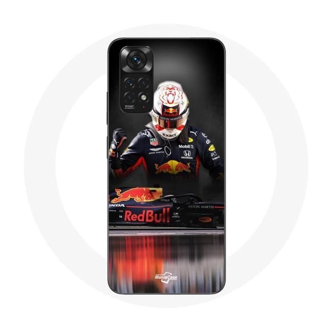Coque - Red Bull - Xiaomi Redmi Note 11S - Souple - Noir - Max Verstappen