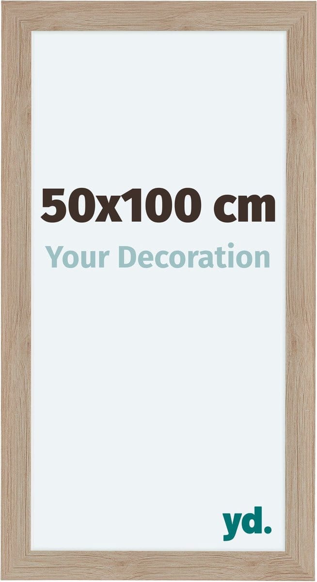 Your Decoration - Fotolijst 50x100 cm - MDF - Eiken Licht - Como