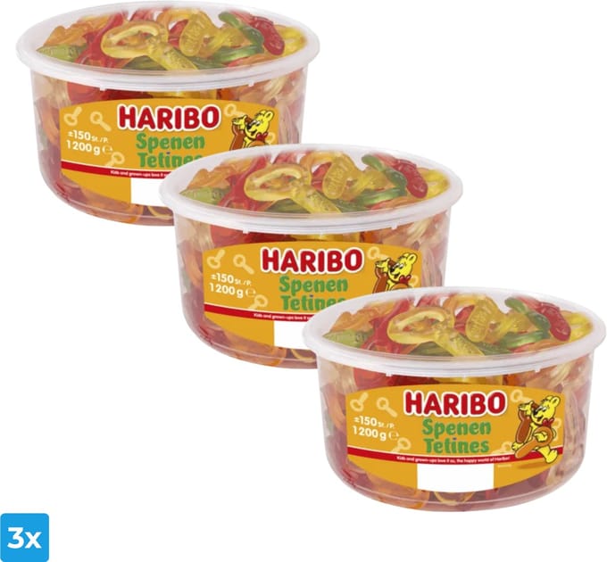 Haribo Spenen (3x 150 stuks)