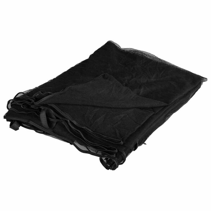 vidaXL - Muggennet - voor - prieel - 220 - mesh - Zwart - 4,5 - x - 3 - x - 2 - m - Polyester