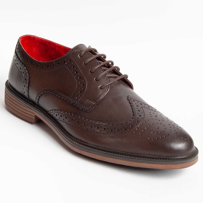Purapiel Oxford schoen Cabale Bruin