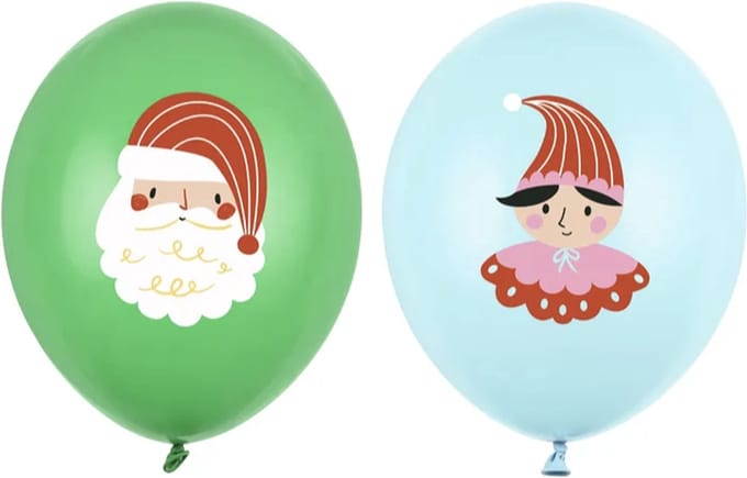 Partydeco - Kerst Ballonnen Candyland mix - 50 stuks