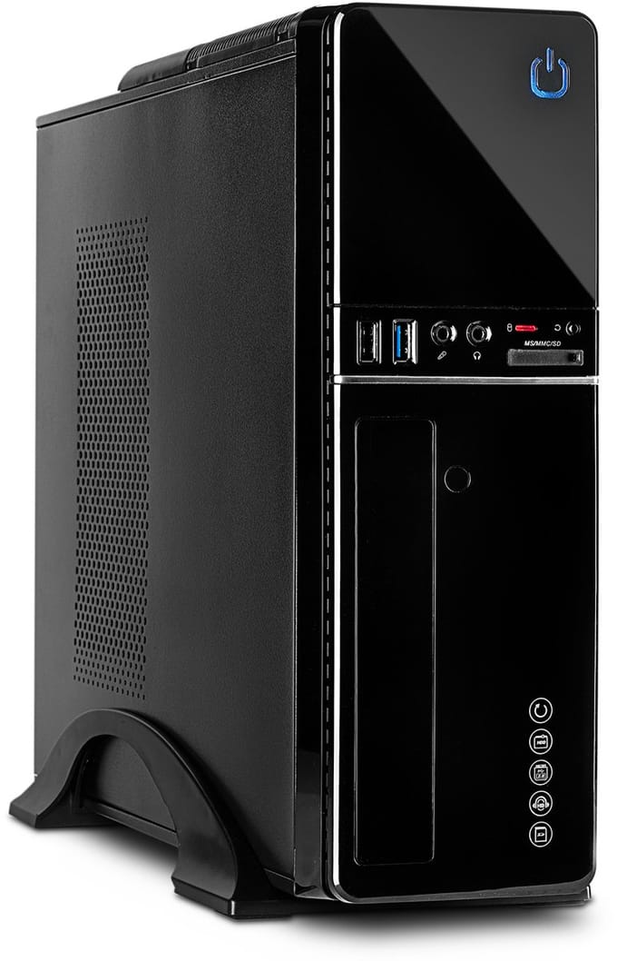 Inter-Tech IT-607 - Case - Miditower - Zwart