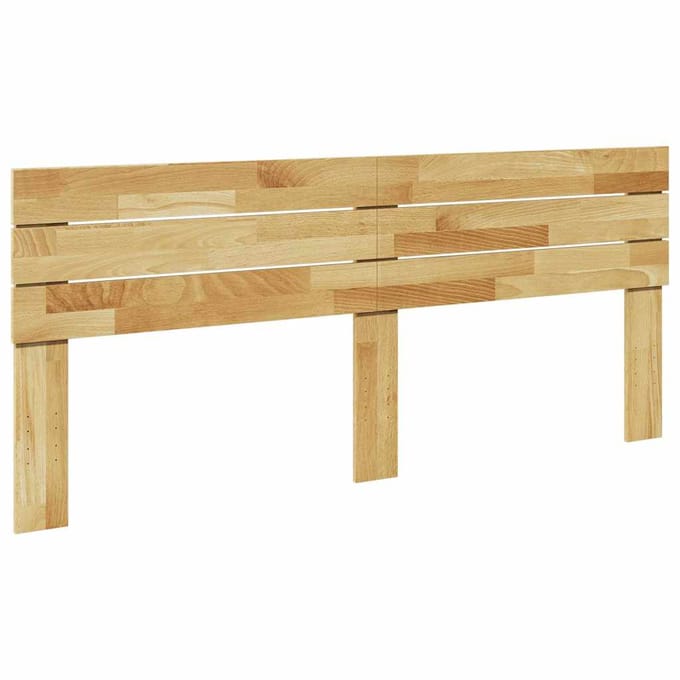 vidaXL - Hoofdbord - 180 - cm - massief - eikenhout