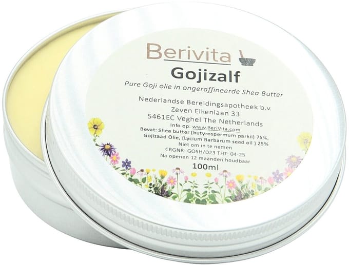 Goji Zalf 100ml Blik - Gojibes Olie met Shea Butter