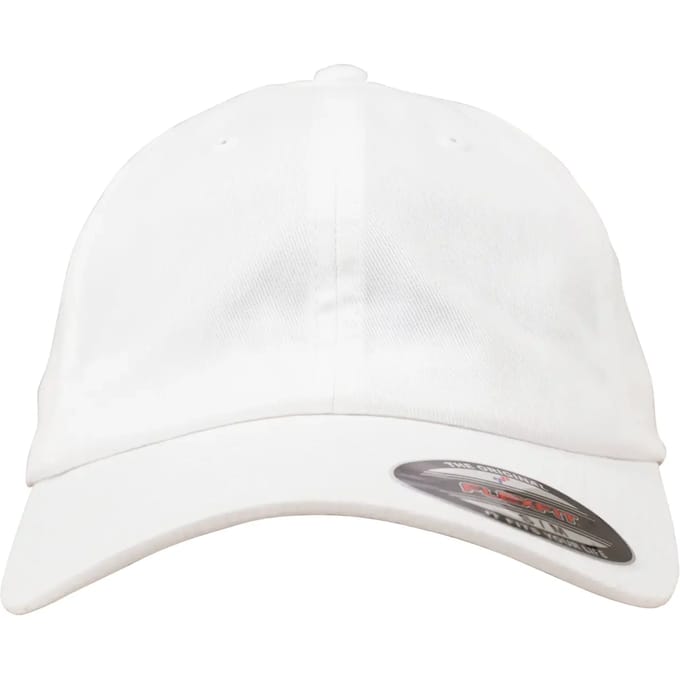 Urban Classics - Cotton Twill Dad Flexfit pet - S/M - Wit