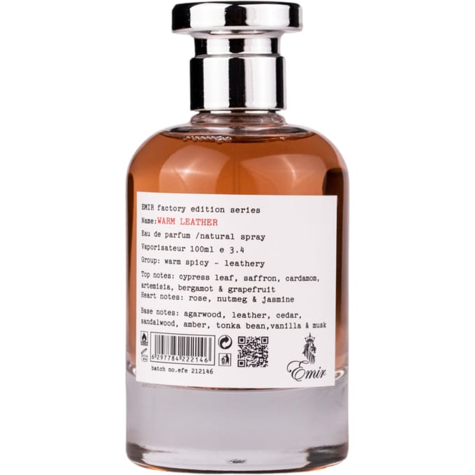Emir, Warm Leather Factory Edition, Eau De Parfum, Unisex, 100 Ml