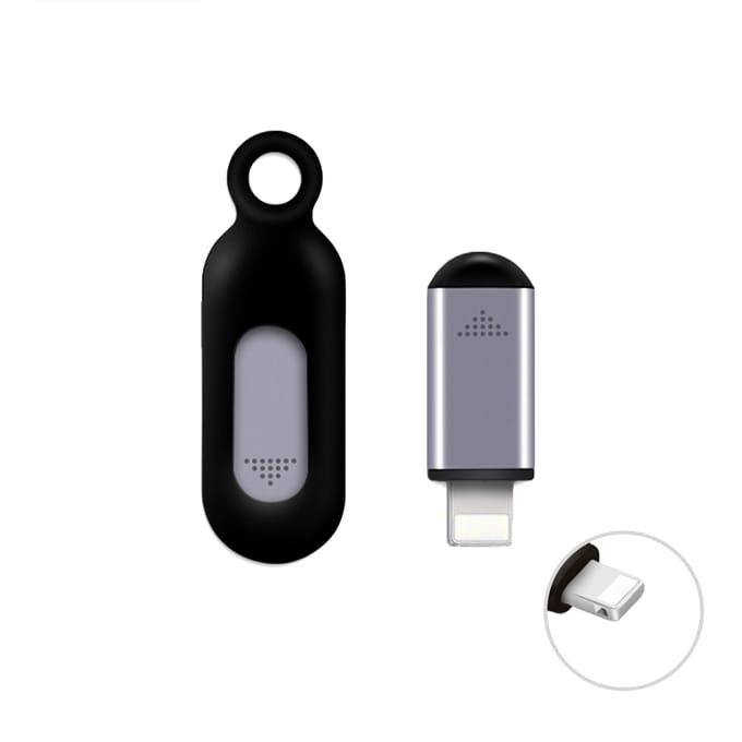 Draadloze smartphone-infraroodzender Universele mini-afstandsbediening met Type-C-connector Replacement for iOS grijs