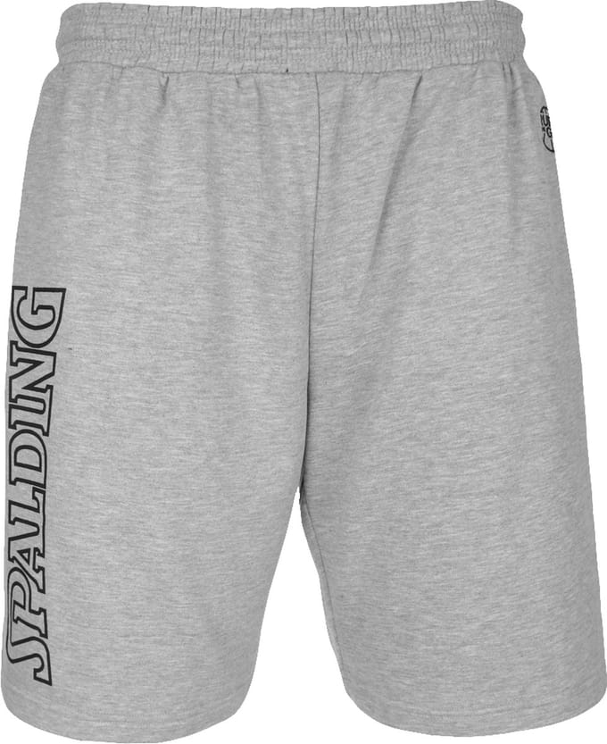Spalding Team II Vrijetijdsshort Kinderen - Grijs Gemeleerd | Maat: 140