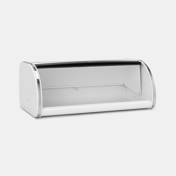 Brabantia broodtrommel met schuifdeksel wit
