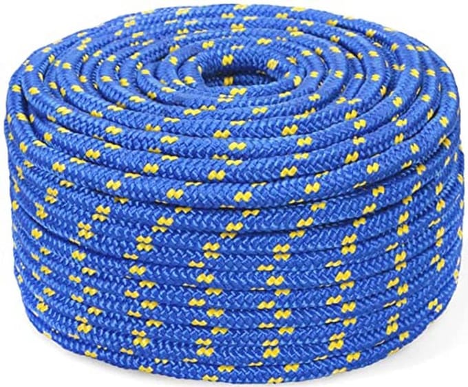 Polypropyleen Touw 2 mm - 20 m - Blauw - Perfect voor Buitenactiviteit en Kamperen