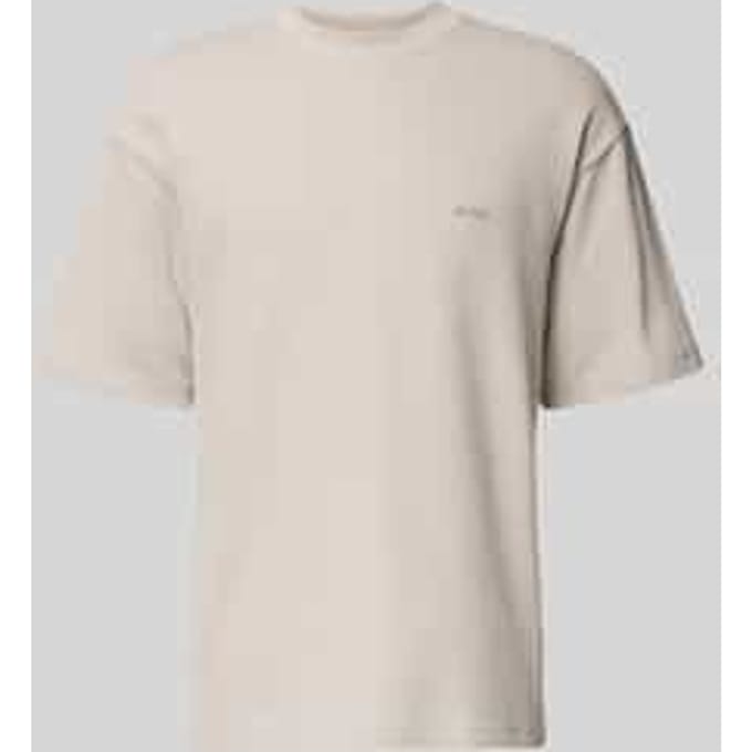 Regular fit T-shirt van katoenmix model 'TE_HIVE'