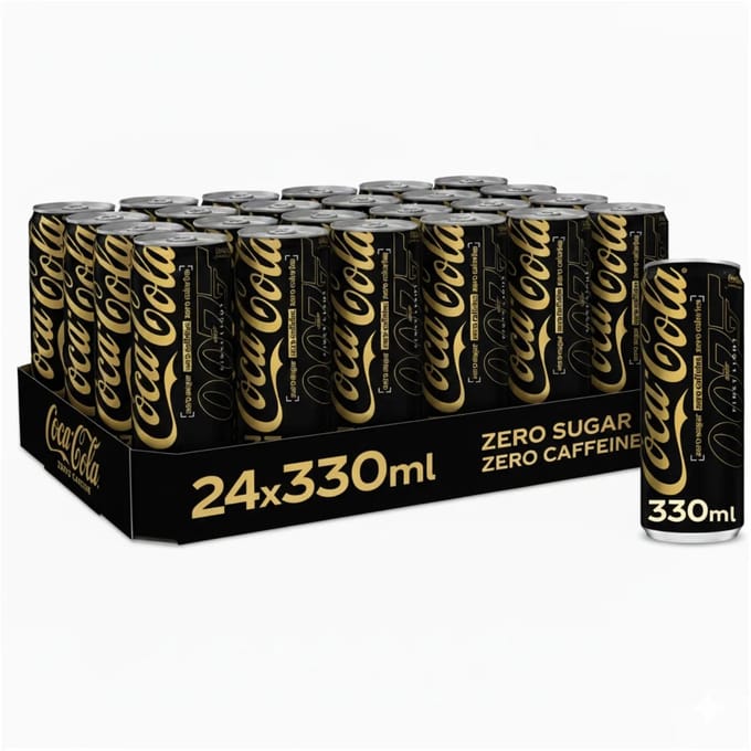 Coca-Cola suikervrije cafeïnevrije cola - 24 x 330 ml