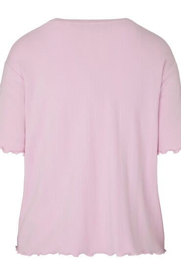 Hunkemöller Pyjama Top Pointelle Roze