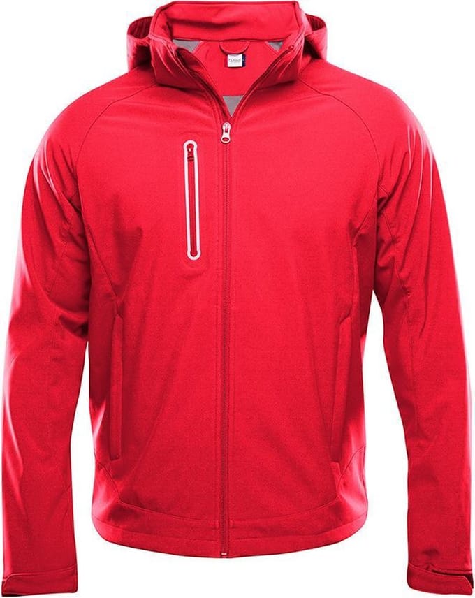 Milford softshell jacket heren rood m