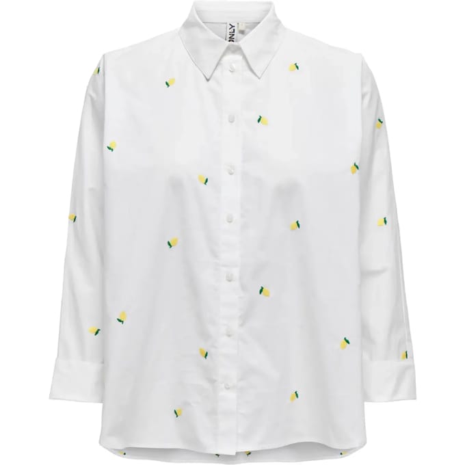 Relaxed fit overhemdblouse van puur katoen model 'NEW LINA GRACE'
