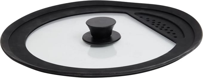 Glazen pannendeksel / Anti-spatdeksel -  24, 26, 28 cm - Rond