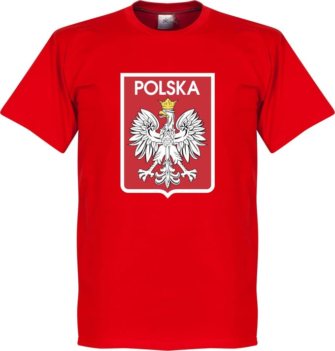 Polen Logo T-Shirt - Rood - XXL