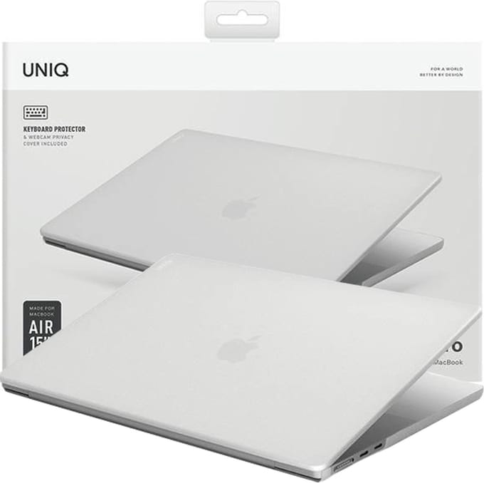 UNIQ - hoesje - Claro MacBook Pro - 16 - (2021) - transparant/duif - mat - helder