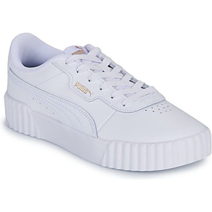 PUMA Carina 3.0 Dames Sneakers - PUMA White-PUMA Gold