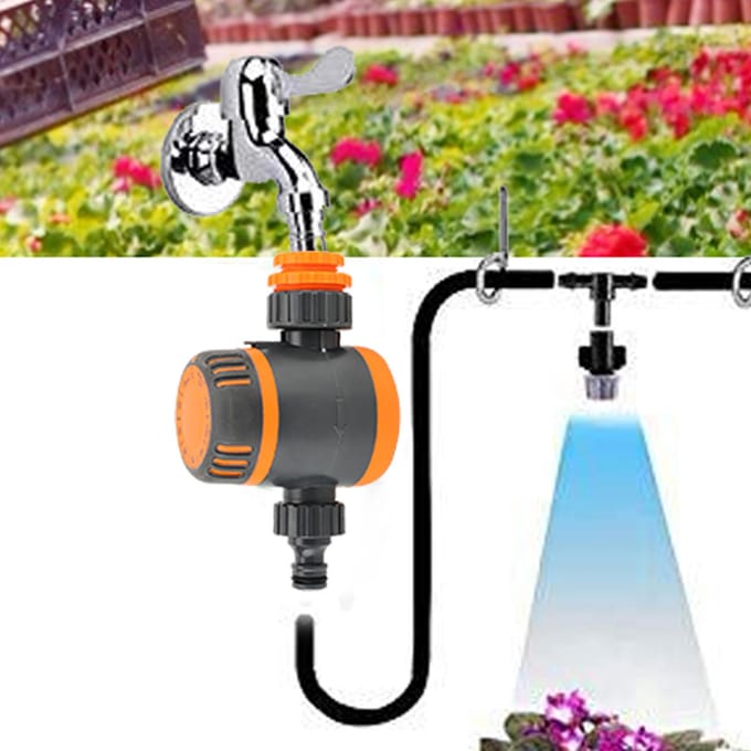 Tuinsproeier Timer Automatische Elektronische Thuis Tuin Irrigatie Controller Systeem G3/4  G1/2 black