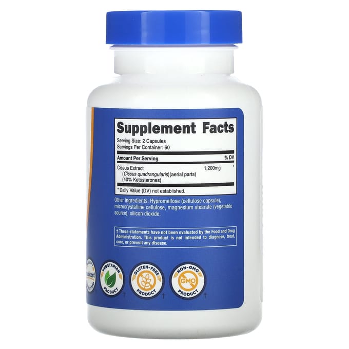 Cissus, 120 Gélules (600 mg par gélule)