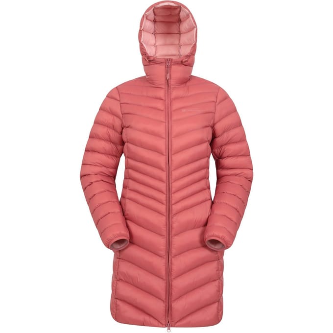Mountain Warehouse Dames/Dames Florence lange gewatteerde jas (Roest)