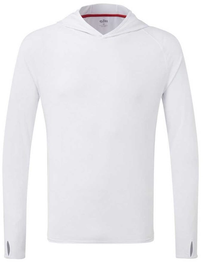 Gill Tec Uv-hoodie Met Lange Mouwen Wit XL Man