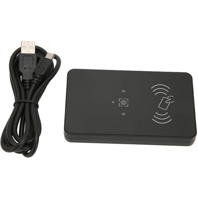 Toegang Smartcardlezer Snel Nauwkeurig Klein Draagbaar 2D Scanner voor Kantoorgebouw Ondersteunend black