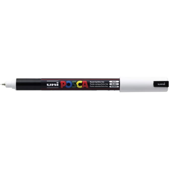 Paintmarker Uni POSCA PC1MR extra fijn wit