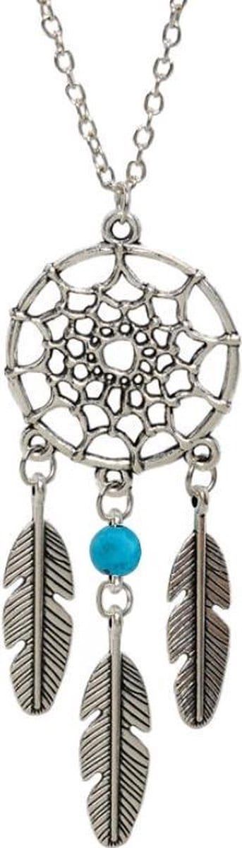 Fako Bijoux® - Ketting - Vintage - Dromenvanger - Turquoise