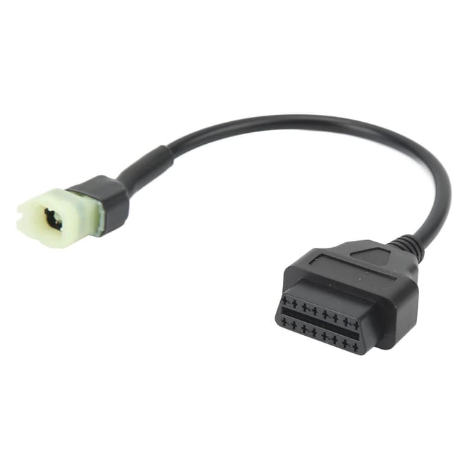 OBD2 16-pins naar 4-pins Diagnostische Adapter OBD Code Scanner Connector Kabel Ondersteunt K-lijn voor black