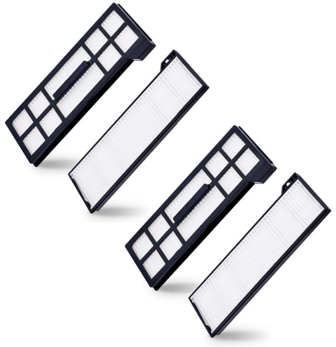 4 Stuks Filters Replacement Geschikt voor Eufy X10 Pro Omni - Stofzuiger onderdeel - Filters