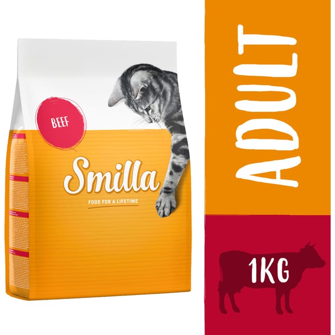 1kg Adult Rund Smilla Kattenvoer