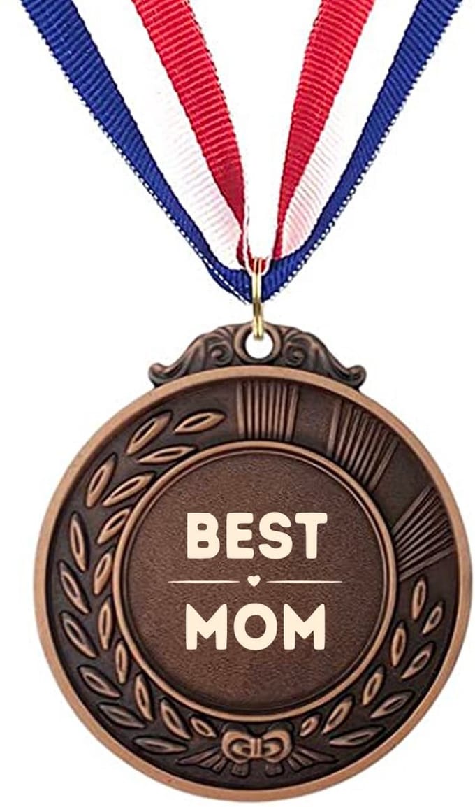 Akyol - beste moeder medaille bronskleuring - Moeder - familie mensen met een moeder - cadeau