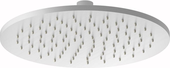 Plieger Roma hoofddouche rond Ø25cm geborsteld chroom