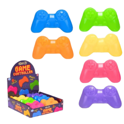 Squeezy Game Controller Squishy Fidget Speelgoed Assorti – 1 Stuk