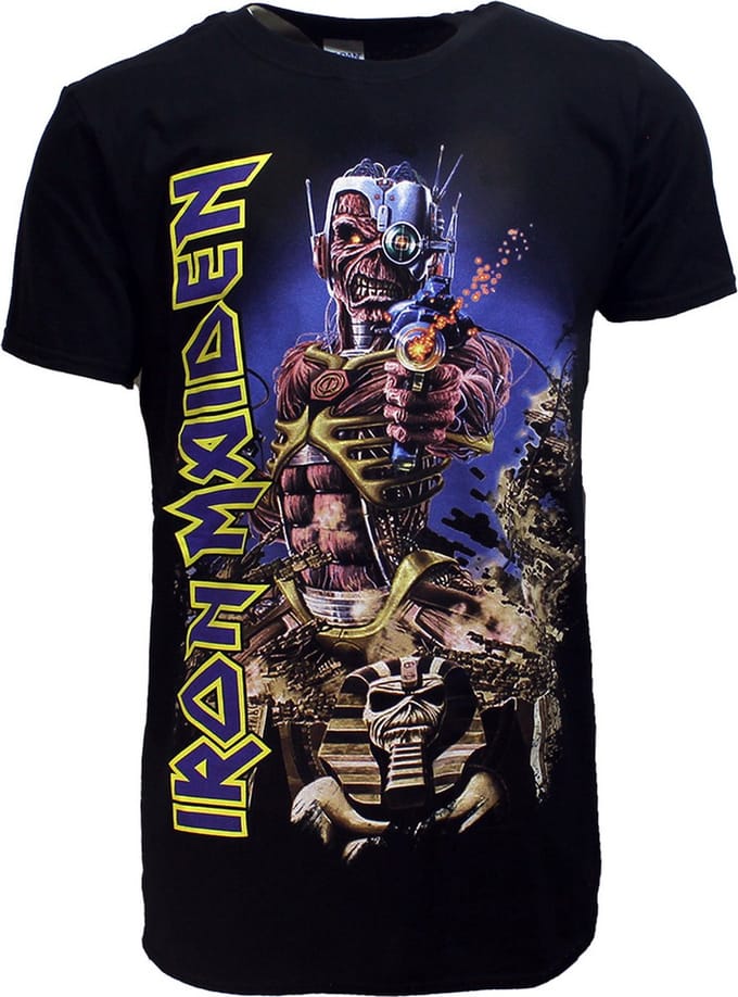 Iron Maiden Somewhere Back In Time T-Shirt - Officiële Merchandise - M