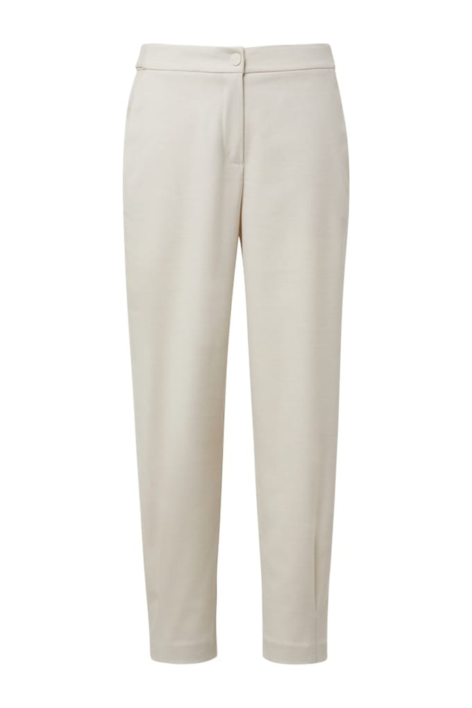 Comma Pants 7/8 Beige Size: 44 | Pants Outlet | Dames | Beige