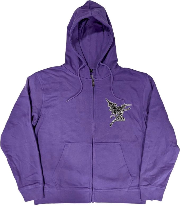 Black Sabbath - Henry Pocket Logo Vest met capuchon - S - Paars