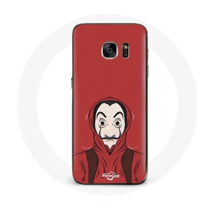 Case voor Samsung Galaxy S7 Edge la casa de papel schilderij masker dali