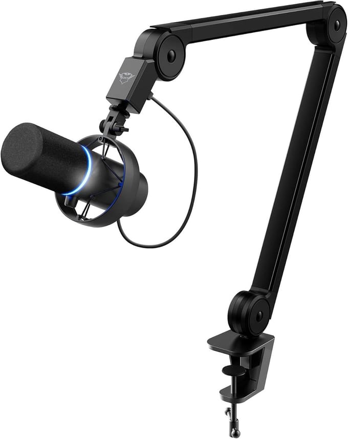 Professionele USB Microfoon voor Podcasten en Streamen – Met Arm en Popfilter
