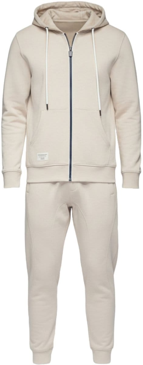 OMBRE Set - Katoen - Lange Mouw - Effen Lichtgrijs M